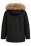 Geaca Oversize, Negru - 4