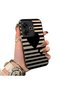 Redmi 13/13X Compatible Striped Black Case, Shockproof Silicone, Stylish - 2