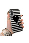 Samsung Galaxy S20 Fe 4G/5G Compatible Striped Black Case, Shockproof Silicone, Stylish - 2