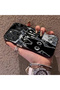 iPhone 16 Pro Max Compatible Graffiti Style Black Cat Printed Case, Long-Lasting, Cool