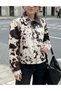 Jacheta Oversize, Crem/Maro