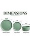 HARPER 12 Piece Stoneware Dinner Set, Spanish Green - 3