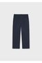 Boy's Lace-Up Trousers Navy Blue 4515