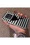 Redmi Note 14 Pro 4G/5G Compatible Striped Black Case, Shockproof Silicone, Stylish