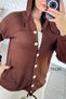 Hooded Thessaloniki Knitted Sweater Cardigan 7K139 - 4