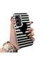 Infinix Hot 60I Compatible Striped Black Case, Shockproof Silicone, Stylish - 2