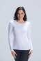 Solid Cotton Round-Neck Top
