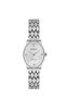 Milano Women's Wristwatch Silver Color Patterned Metal Cord Dial Stone Detailed Oval Case Analog Watch 26 mm Case Diameter - 2