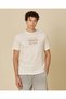Men White Printed T-Shirt