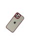 غطاء هاتف iPhone 12 Pro Max من دورا - باللون الأحمر، من BEZOSS. - 4