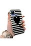 Realme C15/C25/C25S Compatible Striped Black Case, Shockproof Silicone, Stylish - 2