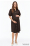 Hakim Collar Balloon Sleeves Front Button Regular Maternity Dress