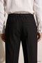 Relaxed Fit (No Pile) Black Striped Jogger Pants - 7