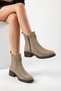 Karin Women's Genuine Leather Casual Boots - Mink Suede - 6