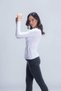 Solid Cotton Round-Neck Top - 2