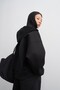 Soft Scuba Zippered Cardigan Black - 5