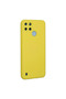 Realme c25y case nano inner velvet silicone - yellow - 3