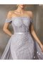Rochie lunga, Gri - 2
