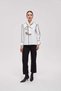 Long Sleeve Striped Button Front Top - 3