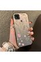 Poco C31 Compatible Pink Branch Flower Case, Shockproof Silicone, Stylish