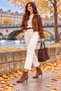 Suede Women's Casual Stylish Elegant Buckle Belt Detailed Kitten Heel Boots & Booties - 6