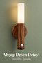 Wireless Led Wall Sconce with Bedside Sensor