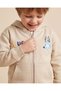 Boys Beige Bluey Zip-Up Hooded Sweatshirt - 3