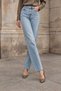 My Fashion High-Waisted Wide-Leg Denim Pants - 4
