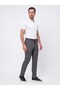 Gray Side Elastic Regular Fit Men's Jogger Pants - 2