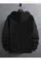Unisex Printed Hooded Jacket with Kangaroo Pocket, Comfortable Fit, Oversize Cut - 2