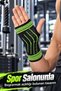 Knitted Sports Wristband That Wraps the Palm and Wrist - 3