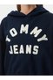 Women's Brand Logo Sweatshirt in Navy Blue, Suitable for Daily Use - 2