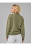 Women's Polo Collar Buttoned Textured Knitwear Sweater 12545 - 4