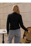 Women's Polo Collar Openwork Knitwear Sweater 12544 - 4