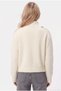 Women's Walf Stand Collar Epaulet Cream Knitwear Cardigan - 6