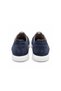 Genuine Nubuck Leather Navy Blue Casual Men's Shoes - 4192 - 4