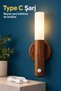 Wireless Led Wall Sconce with Bedside Sensor - 5