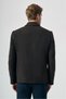 Brown Berber Collar Cashmere Slim Fit Stretchy Coat 1007265121 - 6
