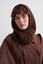 Soft Textured Knitwear Balaklava Brown - 2