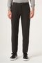 Khaki Side Pocket Textured Gabardine Slim Fit Cotton Chino Trousers 1003265155 - 2