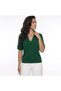 Italian Polo Collar Half Sleeve Knitwear - 3