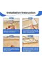 2 Pcs Extendable Closet Shelf, Adjustable Storage Rack, White Wardrobe Cupboard Compartment Separato - 7