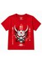 Oni Demon – Japanese Oni Mask Red Black Printed Kids T-Shirt