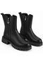 Norex Black Genuine Leather Women's Boots - 3