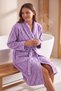 Paris Şalyaka Women's - Men's Bathrobe |   Unisex Bathrobe - Dressing Gown |   Water Absorbent - 100% Cotton - 3