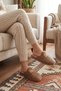Women's Mink Silvery Shiny Plush House Slippers - 3