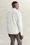 Men's White Regular Fit 100% Cotton Shirt - 2