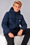 Boys' Hooded Zippered Stand Collar Water and Wind Resistant Embroidered Softshell Coat - 5