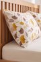 Ginkgo Patterned Double Duvet Cover Set |   Cotton |   200X220 cm Duvet Cover, 2 Pieces of 50X70 cm Pillowcases and Fitted Sheet |   Stylish and Elegant - 2