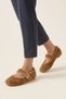 Women's Mink Plush Fur Rubber Buckle Flat Sole Daily Home Slippers and Slippers - 3